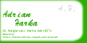 adrian harka business card